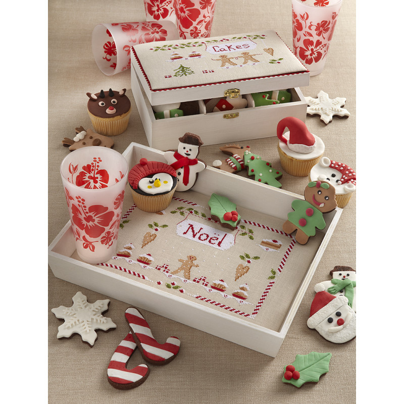 Modèle - L’instant des gourmets - Le plateau et la boîte à gâteaux Modèles