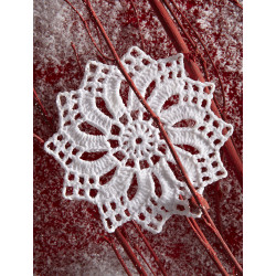Modèle crochet – Flocon de neige Pluie d’étoiles Modèle à télécharger Modèles
