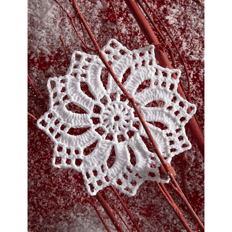 Modèle crochet – Flocon de neige Pluie d’étoiles Modèle à télécharger Modèles