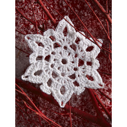 Modèle crochet – Flocon de neige Pluie d’étoiles Omega Modèle à télécharger Modèles