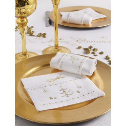 Modèles broderie – Parure de table Fil d’or Modèle à télécharger Modèles