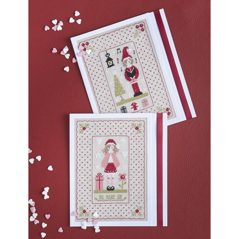 Modèles broderie – Cartes de Noël L’esprit Noël Modèle à télécharger Modèles