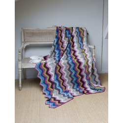 Modèle - Ondes multicolores au crochet Modèles Modèle - Ondes multicolores au crochet Modèles