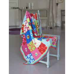 Modèle - Nine-patches et fleurs en relief au crochet Modèles Modèle - Nine-patches et fleurs en relief au crochet Modèles