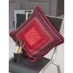Modèles crochet – Housses de coussin Grannies Tutti-frutti Modèles