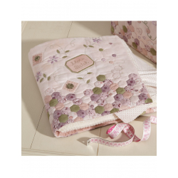 Modèle patchwork – Protège-cahier à blocs Explosion de fleurs Modèle à télécharger Modèles