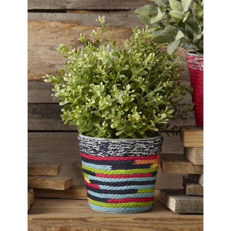 Cache-pot métallisé  - 1