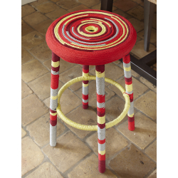 Tabouret Rayé  - 1