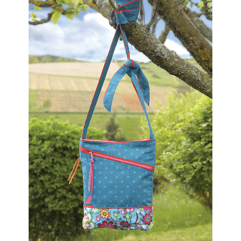 Modèle - Sac à bandoulière - Bleu Paon Modèles