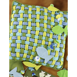 Modèle - Le coussin tressé - Petit poisson deviendra grand Modèles Modèle - Le coussin tressé - Petit poisson deviendra grand Modèles