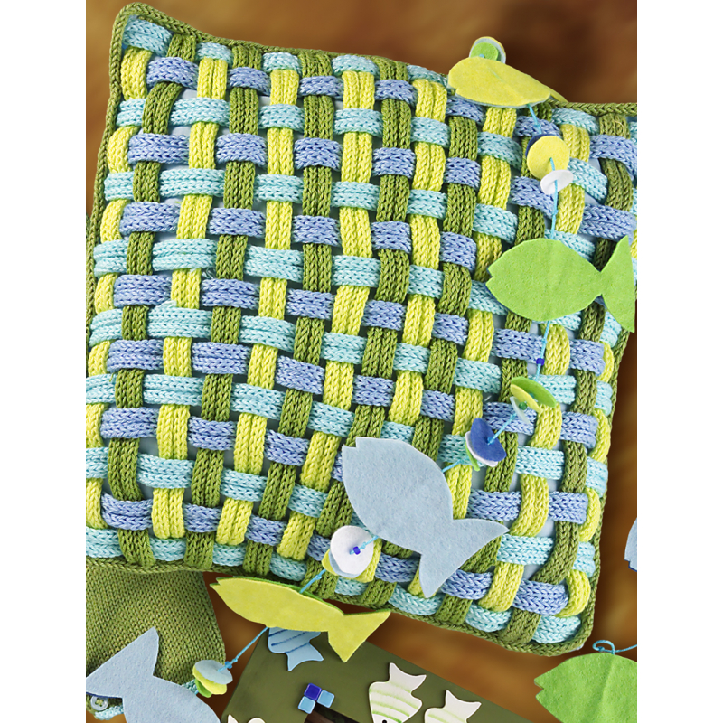 Modèle - Le coussin tressé - Petit poisson deviendra grand Modèles