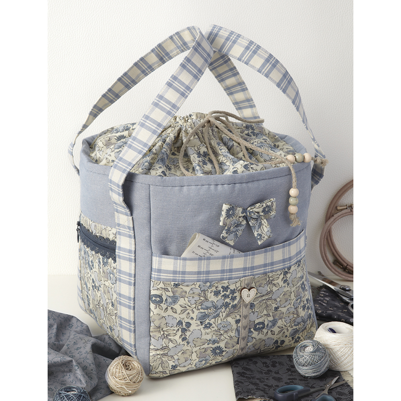 Modèle couture - Mon panier à ouvrages Modèle à télécharger Modèles