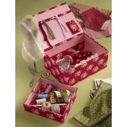 BOITE Couture Carton AVEC KIT COUTURE USTENSILES