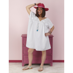 Modèle - Robe poncho bouquet de fraîcheur Modèle à télécharger Modèles