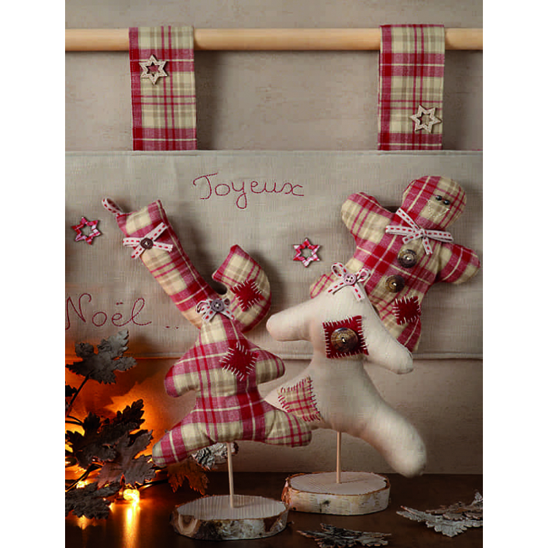 Papier toilette de Noël pour la décoration de la maison, décor de Noël,  tissu, joyeux Noël