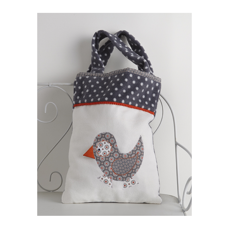 Mon bel oiseau. Sac et coussin  - 2