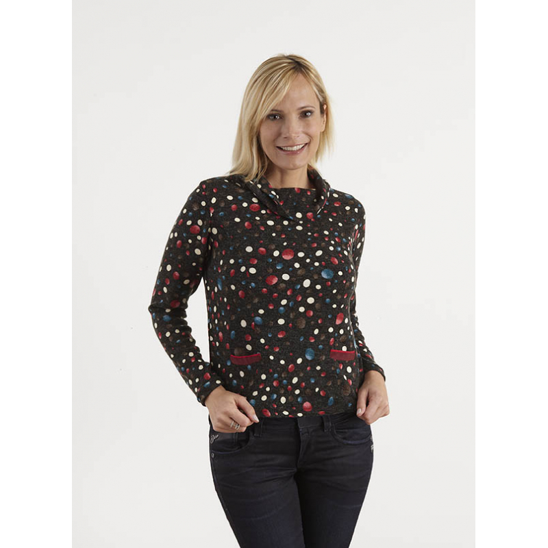 Modèle - Top à col roulé tombant Modèle à télécharger Modèles