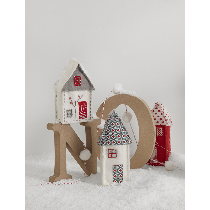 Modèle couture – Home Sweet Home, maisonnettes de Noël Modèle à télécharger Modèles