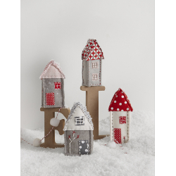 Modèle couture – Home Sweet Home, maisonnettes de Noël Modèle à télécharger Modèles