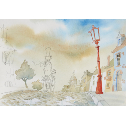 Un monde imaginaire - Gouache & aquarelle Livre Beaux-arts Un monde imaginaire - Gouache & aquarelle Livre Beaux-arts