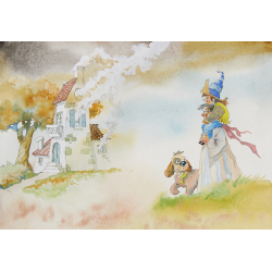 Un monde imaginaire - Gouache & aquarelle Livre Beaux-arts Un monde imaginaire - Gouache & aquarelle Livre Beaux-arts