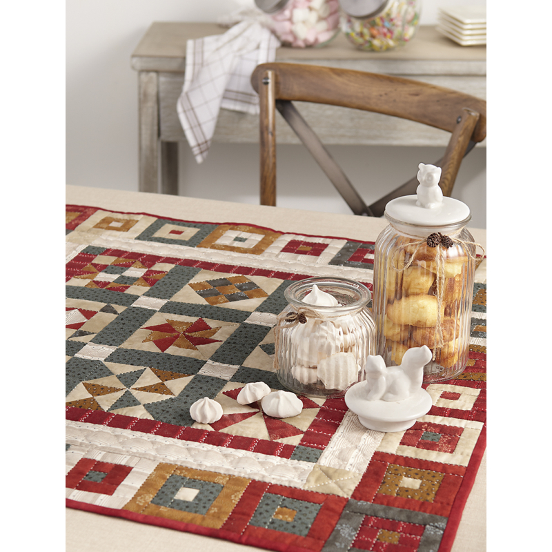 Modèle patchwork – Quilt Génération log cabin Modèle à télécharger Modèles