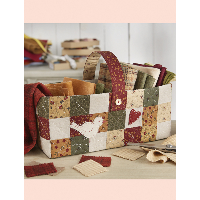 Modèle patchwork – Panier d’atelier Modèle à télécharger Modèles