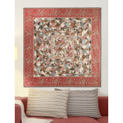 Modèle patchwork – Quilt En fleurs Modèle à télécharger Modèles