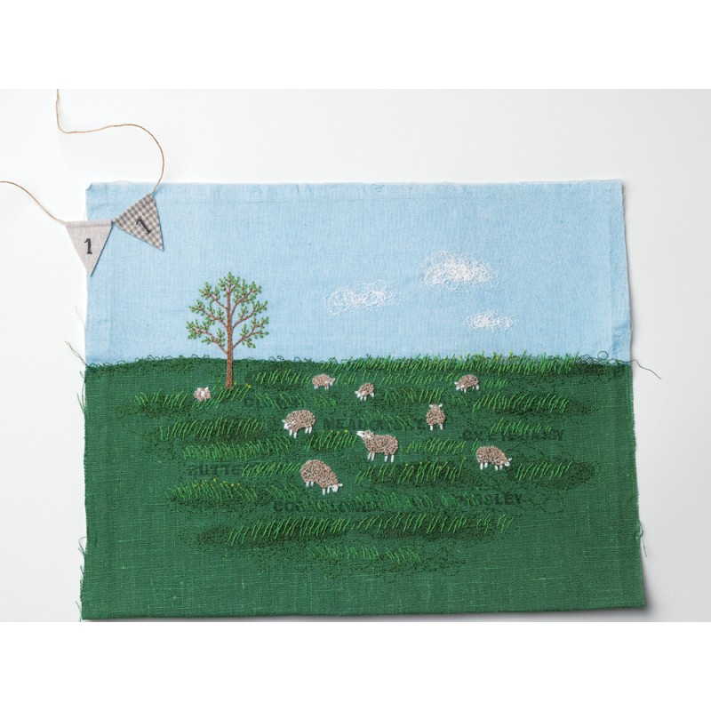 Carnet de voyage brodé Broderie