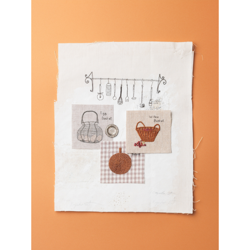 Carnet de voyage brodé Broderie