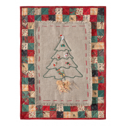Modèle patchwork – Mini-quilt de Noël Modèle à télécharger Modèles