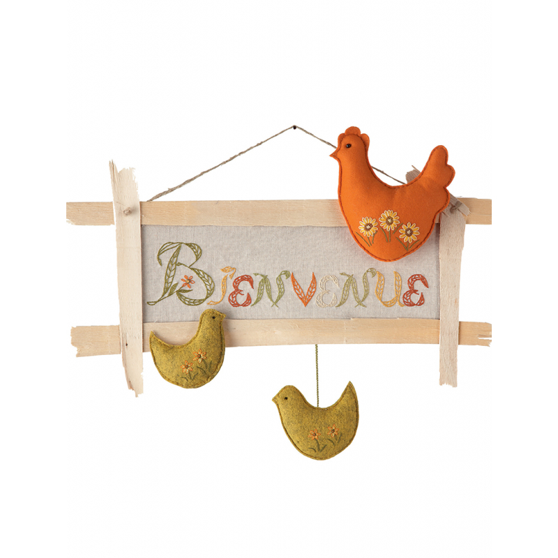 Les poules et les poussins Bienvenue Modèles