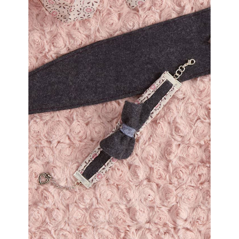 headband, bracelet et jolie pochette en feutrine pour aller danser Modèles