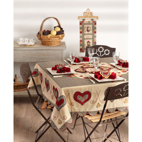 La danse des cœurs - La nappe  - 1