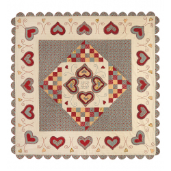 Modèle - La danse des cœurs - La nappe Modèle à télécharger Modèles