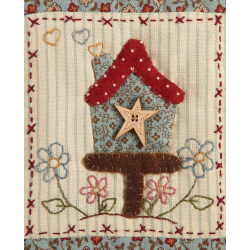 Modèle patchwork – Bannière La danse des cœurs Modèle à télécharger Modèles