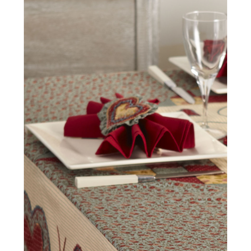 Modèle - La danse des cœurs - Le rond de serviette Modèle à télécharger Modèles