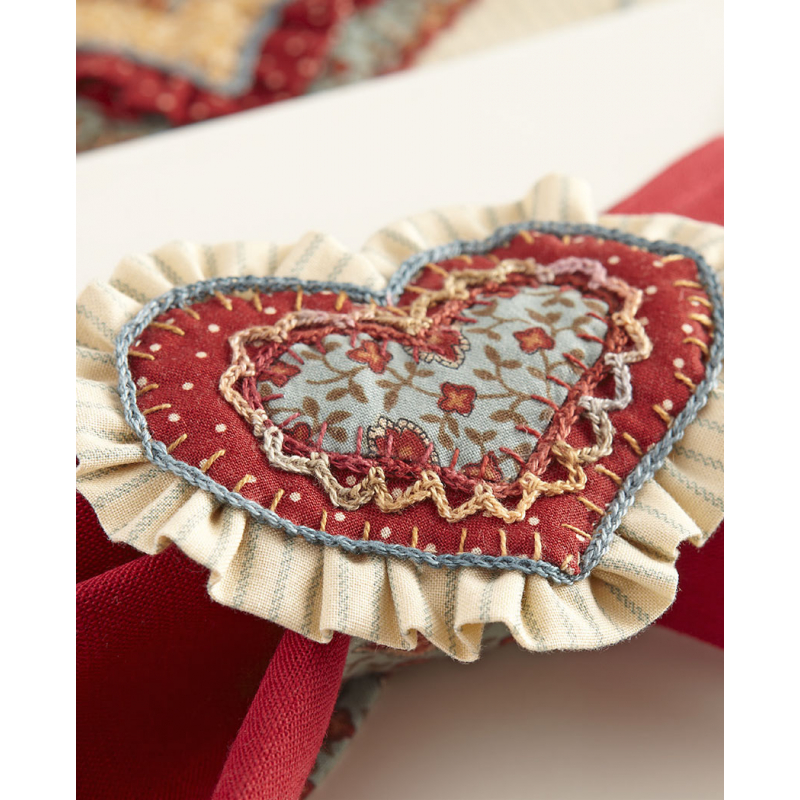 Modèle - La danse des cœurs - Le rond de serviette Modèle à télécharger Modèles