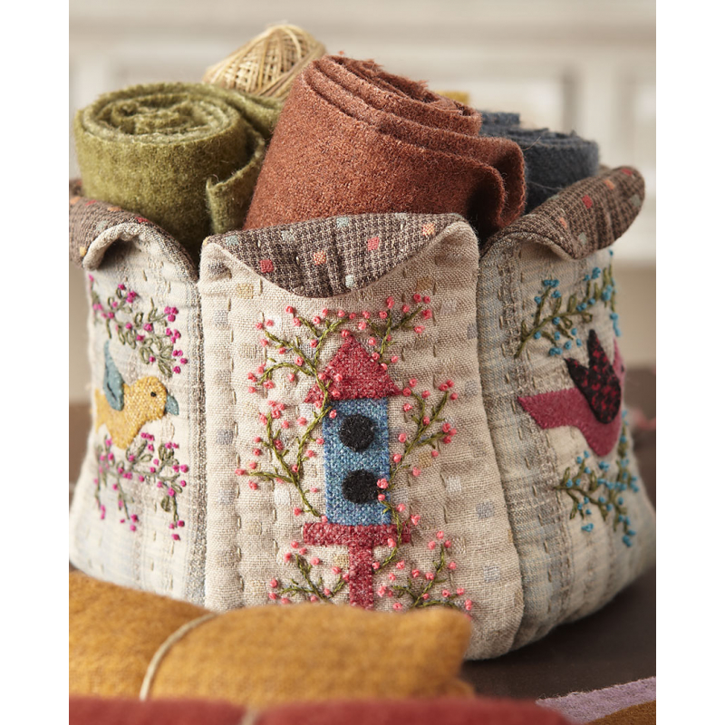 Modèle patchwork – Panier Joli jardin Modèle à télécharger Modèles