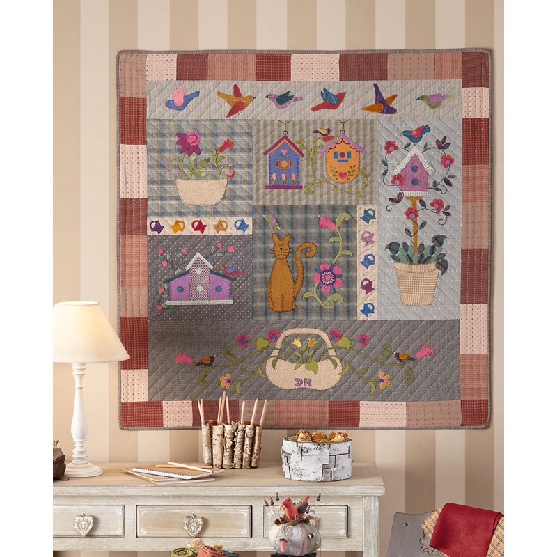 Modèle patchwork – Panneau Joli jardin Modèle à télécharger Modèles