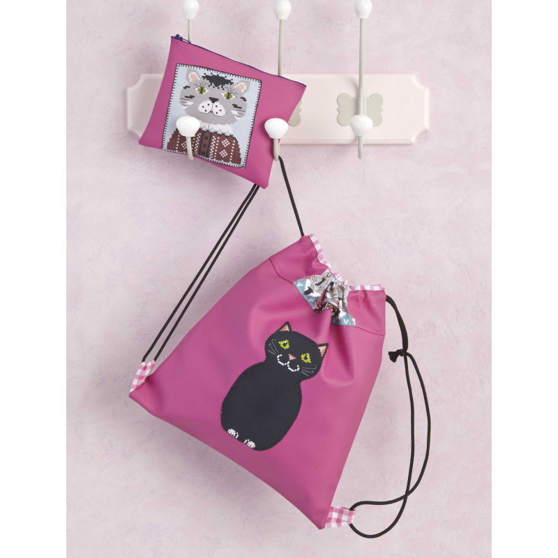 Modèle - Le sac à dos et la pochette Chaminoux Modèle à télécharger Modèles