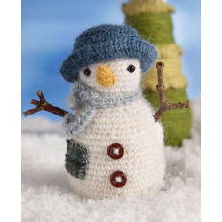 Modèle crochet – Bonhomme de neige Fred Modèle à télécharger Modèles
