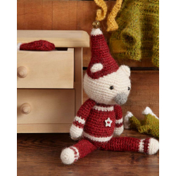 Modèle crochet – Petit ours de Noël Modèle à télécharger Modèles
