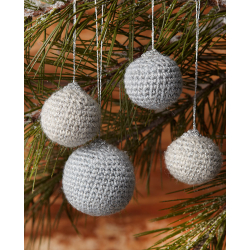 Boules de Noël au crochet  - 1