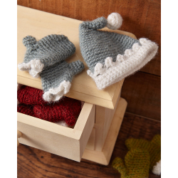 Modèle - Moufles et bonnet au crochet Modèles