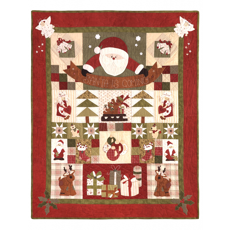 Modèle - Le Père-Noël arrive Modèle à télécharger Modèles