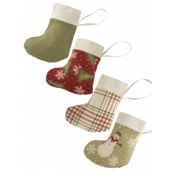Modèle couture – Mini bottes de Noël Modèle à télécharger Modèles