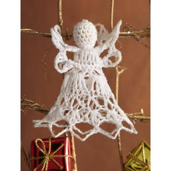 Modèle crochet – Ange Séraphin, suspension de Noël Modèles
