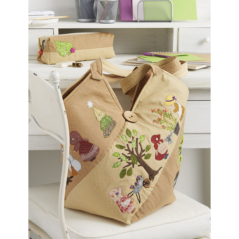 Modèle patchwork – Sac La ronde des saisons Modèle à télécharger Modèles