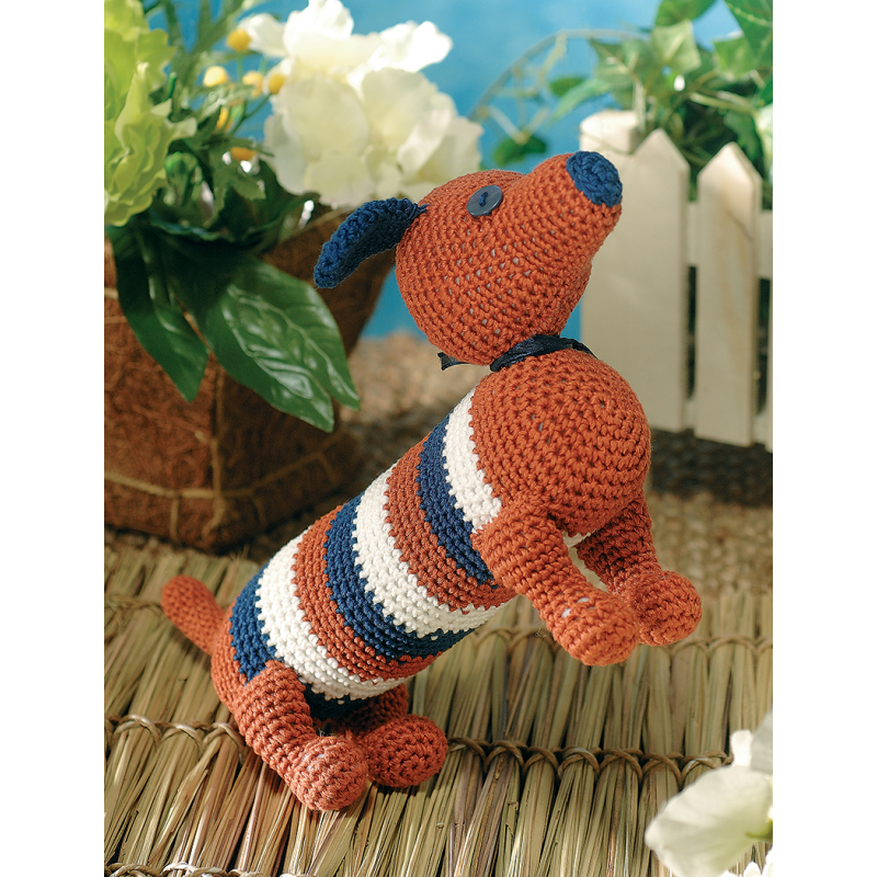 Modèle crochet – Monsieur Basset, chien amigurumi Modèle à télécharger Modèles